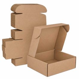 Kraft Mailer Box (E Flute) - 4 x 4 x 1" 