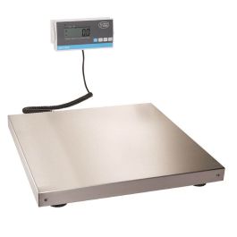 Digital Industrial Platform/Floor Scale, 22"x 22"Platform, 660lbs Capacity, Non-Washdown
