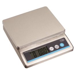 Digital Washdown Portion Control Scale, 6" x 5" Platform, AC or 9V Battery Operation
