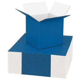 blue shipping box