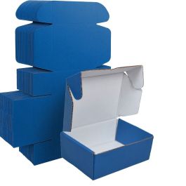 Blue Mailer Box (White Inside) 
