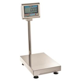 Digital Washdown Industrial Bench/Receiving Platform Scale, 14"x 20"Platform, 60lbs Capacity