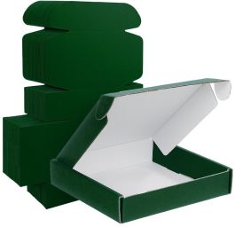Green Mailer Box (White Inside) 