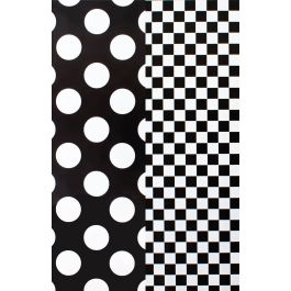 Dots & Checks Rev. Wrapping Paper 24" x 417'