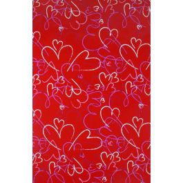 Heart Toss Wrapping Paper 24" x 417'