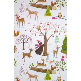 Christmas Woods Gift Wrapping Paper 24" x 417'