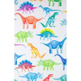 Sketchy Dinosaurs Gift Wrapping Paper Roll 24 " x  417 Inch
