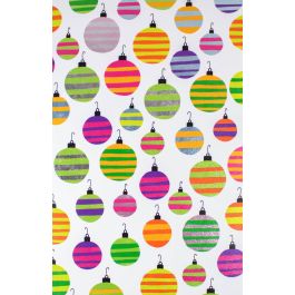 Hanging Around Ornaments Gift Wrapping Paper 24" x 417'