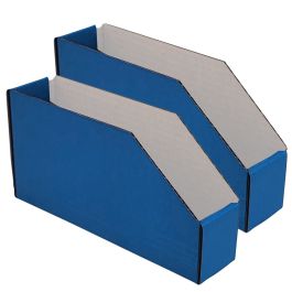 Blue Corrugated Bin 