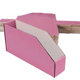 Pink Corrugated Bin 