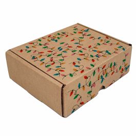 Christmas String Lights Kraft Mailer Box