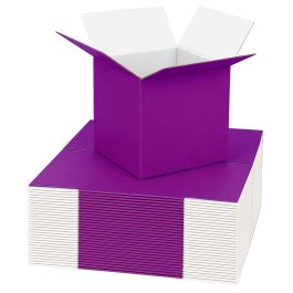 purple shipping box
