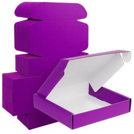 Purple Mailer Box (White Inside) 