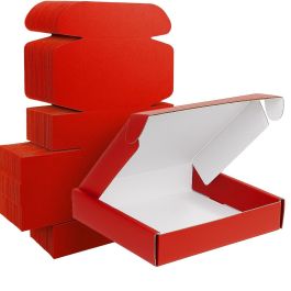Red Mailer Box (White Inside) 