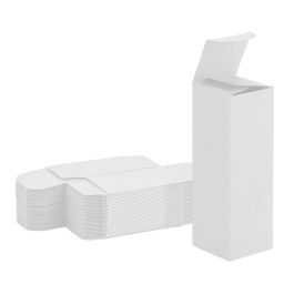 all white reverse tuck box