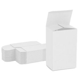 all white reverse tuck box