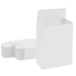 all white reverse tuck box