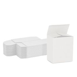 all white reverse tuck box