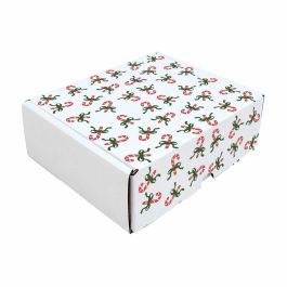 Christmas Candy Canes White Mailer Box