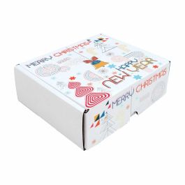 Christmas Nye Retro White Mailer Box