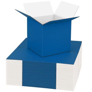 blue corrugated box