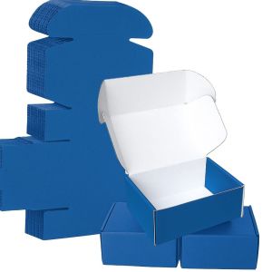 Blue Mailer Box (White Inside) 