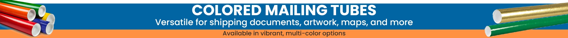 Colored Mailing Tubes