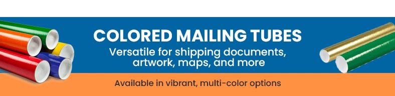 Colored Mailing Tubes