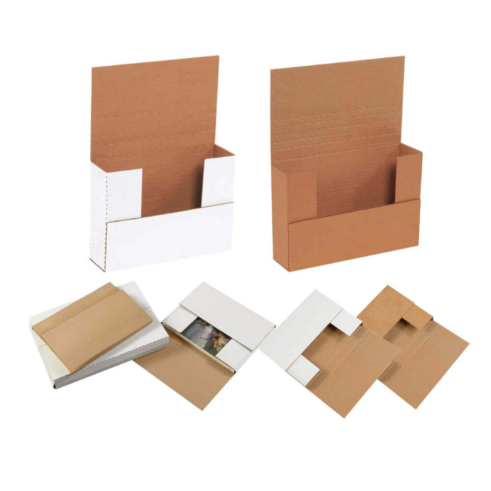 kraft easy fold mailers