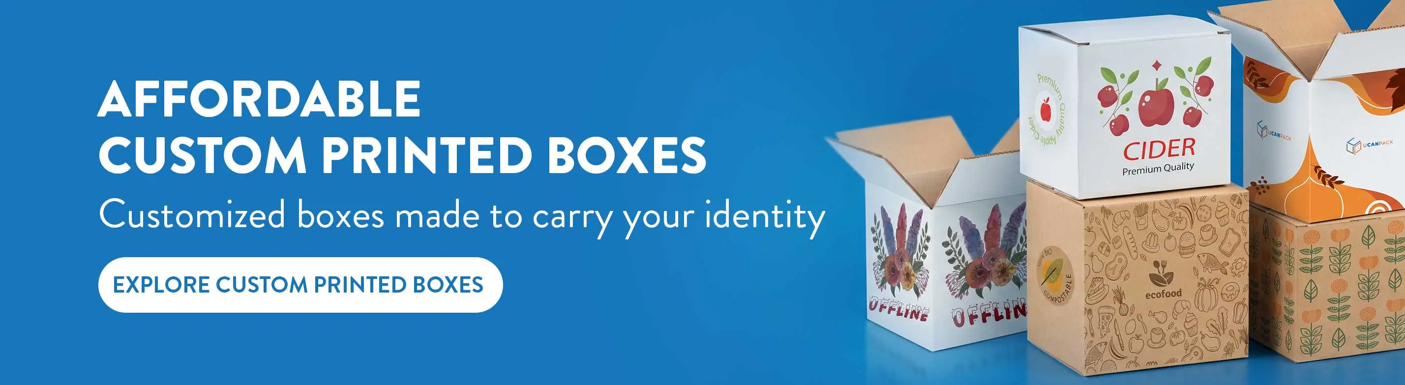 Black mailer boxes for memorable unboxing experiences – shop Ucanpack premium black mailer boxes.