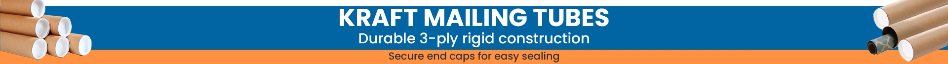 Kraft Crimped End Mailing Tubes