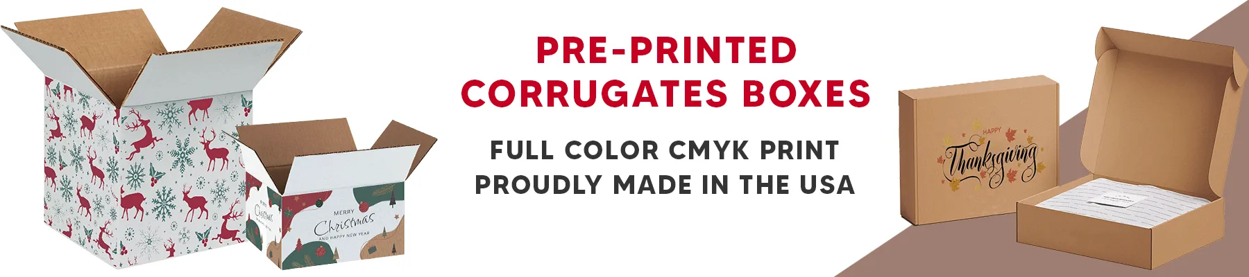 Pre-Printed Boxes